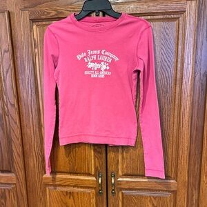 Ralph Lauren Women’s Pink Long Sleeve Tee